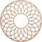 Ekena Millwork Cannes Wood Fretwork Pierced Ceiling Medallion, Cherry, 24"OD x 8 1/4"ID x 3/8"T CMWP24X24X0375CNCH - alternate 1